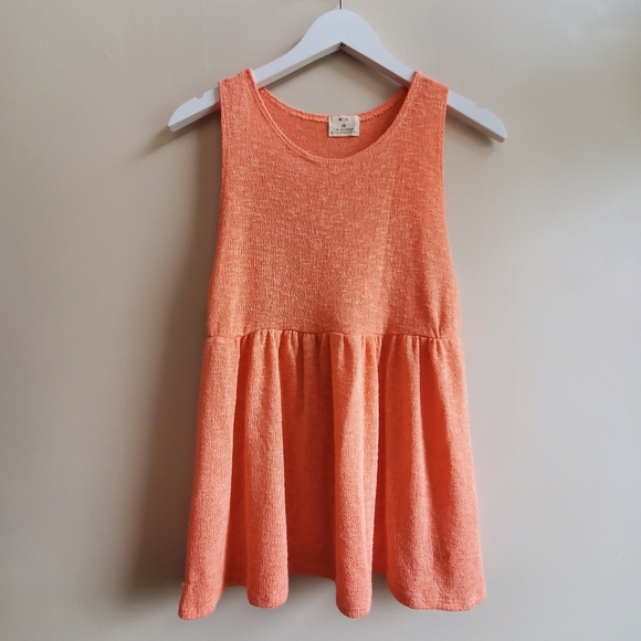 Pins & Needles peach colour sleeveless empire waist top wide armhole XS - Picture 1 of 6